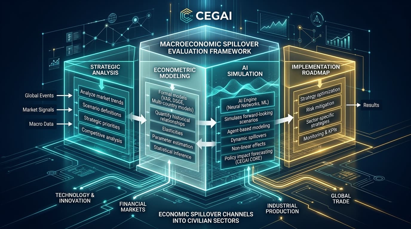 CEGAI Makroekonomik Yayılım Değerlendirme Çerçevesi Mimarisi